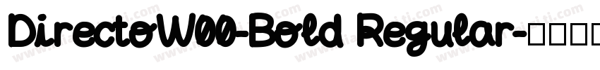 DirectoW00-Bold Regular字体转换